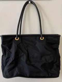 極美品】russet ラシット モノグラム 柄ボストンバッグ ブラック 