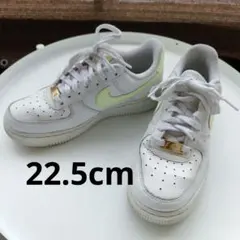 Nike Air Force 1 ホワイト ライムグリーン　22.5cm