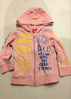BABY DOLL フード付きパーカー 90サイズ ピンク