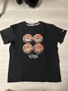 VISION グラフィックTシャツ Lサイズ ブラック