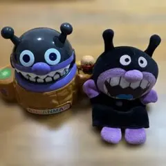 ガブガブバイキン城　バイキンマン　指人形　2個セット　　アンパンマン おもちゃ