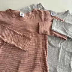 PETIT BATEAU 長袖カットソー 2枚セット 116cm
