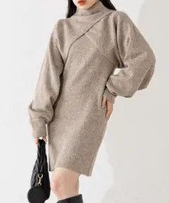 Chico ツーピース ミニニットワンピース