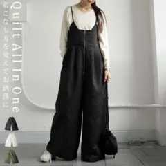 新品　antiqua キルトサロペットのサムネイル
