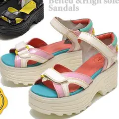 ヨースケ 厚底サンダル