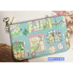 【特別価格】ユキエモン　ムービースタジオ　フラットポーチL ポケット　ナスカン付