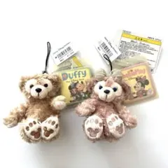 ダッフィー シェリーメイ ぬいぐるみ ストラップ　ペア