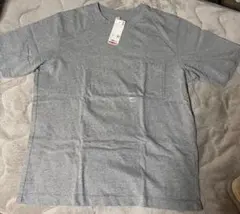 ユニクロ オーバーサイズ ポケツキTシャツ サイズL 新品