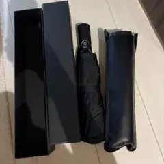折りたたみ傘 大きいサイズ晴雨兼用 ブラック 収納ケース付き