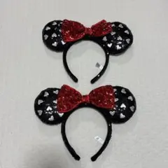 ミニーちゃん ハート耳 2個セット
