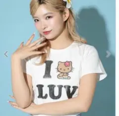 SPINNS × HELLO KITTY コラボ Tシャツ 平成ギャルのサムネイル