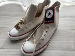 コンバース スニーカー24.5 ALL STAR Cream LIFTEDHI - メルカリ