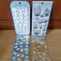 新品未開封　シナモロールのシール４点セット　国内正規品