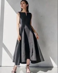 laubeblanc Keyneck Jacquard Dress