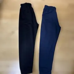 黒と紺の長ズボン 2枚セット