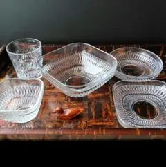 デザインガラス食器５種＋セット