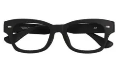 I*a様 (値下げ！)Zoff 黒縁メガネ ブラック マット