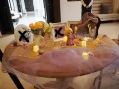 ウェディング テーブル装飾 セット ラプンツェル