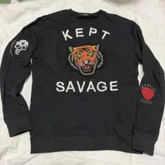 KEPT SAVAGE ブラックスウェット　ZARAメンズのサムネイル