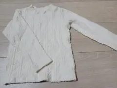 petit main シアバタージャガード長袖T 100