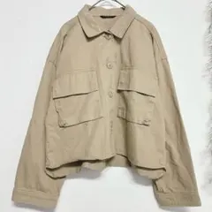 9835 イング 長袖ジャケット ミリタリー アウター トップス シンプルのサムネイル