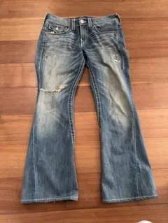 TRUE RELIGION rainbow joey 34フレア