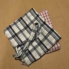浴衣　ゆかた　寝巻き　ハンドメイド　綿　男女兼用　匿名配送　2枚セット リメイク