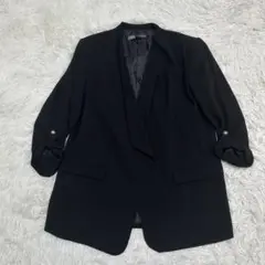 ✨ ザラ ZARA イレギュラー ブレザー テーラードジャケット　XXL