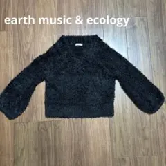 earth music & ecology ボリュームスリーブセーター