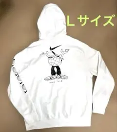 ナイキエアー×ルゴシスパーカー バックロゴ 刺繍ロゴ 腕ロゴ イラストアート