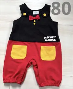 ミッキーマウスロンパース80