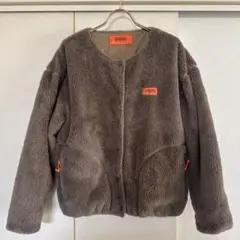 UNIVERSAL OVERALL ボアジャケット ノーカラー ブルゾン