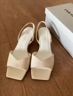 ODETTE E ODILE サンダル ベージュ 24cm