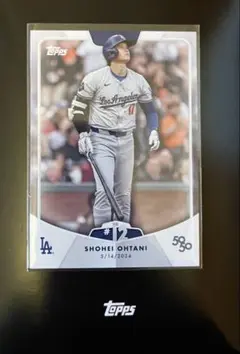 【HR#12】大谷翔平　50/50 カード　topps