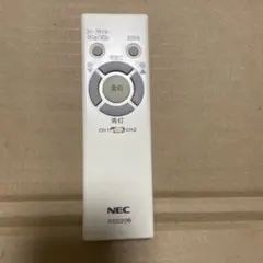 NEC 照明用リモコン RE0206 本体
