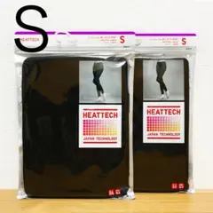 ２枚　ヒートテック レギンス スパッツ 10分丈　黒 ブラック　S　ユニクロ