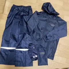 outdoor レインコート140　上下セット　キッズ　雨具　カッパ　男の子