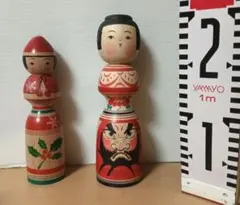 創作こけし 2本セット 達磨 クリスマスモチーフ 創作こけし 2本セット 達磨 クリスマスモチーフ - メルカリ