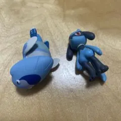 ポケモン　リオル、ウオチルドン　フィギュア　吉野家