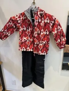 スノーウエア上下、手袋セット　120センチ