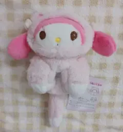 ★1109 抱きつく ! こねこのぬいぐるみ　マイメロディ　１体　 新品・未使用