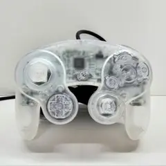 ゲームキューブコントローラー　GCコン　オールクリア　スケルトン　カスタム