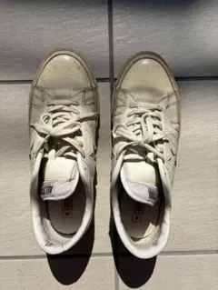 Converse レザー スニーカー ホワイト