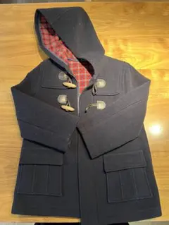 familiar フード付きコート 120 ネイビー