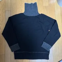 EASTBOY タートルネックニット 黒・グレー　15号サイズ