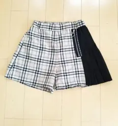 キュロットスカート　切り替えデザイン　オシャレ