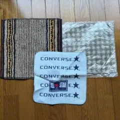 【新品未使用】CONVERSE ALL STAR タオルハンカチ 3枚セットのサムネイル