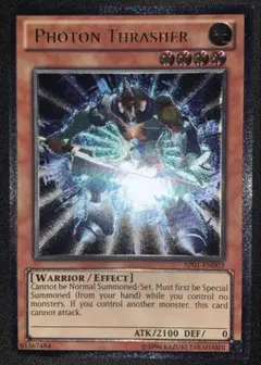 フォトン・スラッシャー　英語　EU版レリーフ AP01 EU版】遊戯王 フォトンスラッシャー レリーフ 英語 英語版 ③ - メルカリ