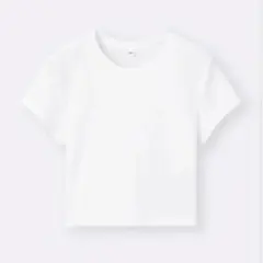 ホワイト 半袖Tシャツ　ジーユー