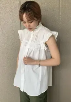 JOURNAL STANDARD relumeフリルノースリーブブラウス